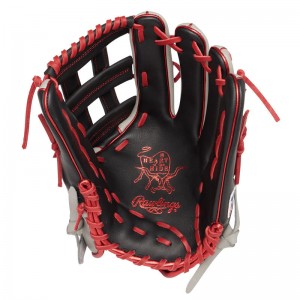 ローリングス Rawlings軟式 HOH MLB COLOR SYNC軟式用グローブ グラブ ブラック/グレ- 24SSGR4HMY795FW