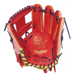 ローリングス Rawlings ソフト HOH DP COLORS  内野手用 ガールズ ソフト グラブ グローブ   24AW(GS4FHDR34GF)