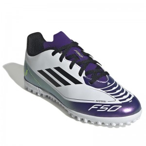 アディダス adidas キッズ F50 MESSI CLUB TF ジュニア サッカートレーニングシューズ  F50 24FW (IE9090)