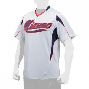 ミズノ MIZUNOイージーシャツ(V首)野球 ウェア イージーシャツ(12JC7Q01)