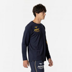 ミズノ MIZUNON-XT Tシャツ 長袖/UPF50+トレーニング メンズ Ｔシャツ32JAB225