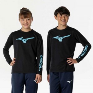 ミズノ MIZUNO抗菌防臭/防汚 GACHI Tシャツ 長袖 ジュニアジュニア キッズ ウエア(32JAB941)