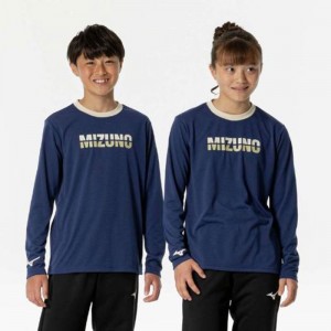 ミズノ MIZUNO抗菌防臭/防汚 GACHI Tシャツ 長袖 ジュニアジュニア キッズ ウエア(32JAB944)