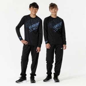 ミズノ MIZUNO抗菌防臭/防汚 GACHI Tシャツ 長袖 ジュニアジュニア キッズ ウエア(32JAB950)