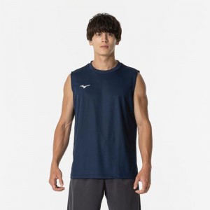 ミズノ MIZUNOナビドライタンクトップ (丸首/大きいサイズ)トレーニング メンズ Ｔシャツ(32JABG19)