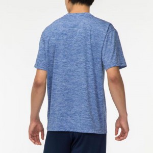 ミズノ MIZUNOナビドライTシャツ(半袖/杢調)トレーニングウエア (メンズ) Ｔシャツ(32MA2190)