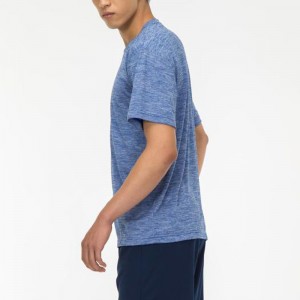 ミズノ MIZUNOナビドライTシャツ(半袖/杢調)トレーニングウエア (メンズ) Ｔシャツ(32MA2190)