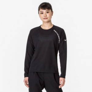 ミズノ MIZUNOドライエアロフロー長袖Tシャツ トレーニングウエア ミズノトレーニング（ウィメンズ） Ｔシャツ(32MAA315)