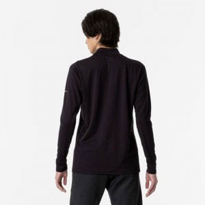 ミズノ MIZUNO発熱素材 ブレスサーモTシャツ (ハイネック) メンズトレーニング Ｔシャツ(32MAA544)