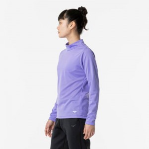 ミズノ MIZUNO発熱素材 ブレスサーモシャツ (ハイネック) ウィメンズトレーニング Ｔシャツ(32MAA851)