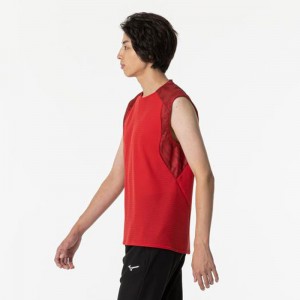 ミズノ MIZUNO汗処理/通気 ドライエアロフロークーラータンクトップトレーニング メンズ Ｔシャツ32MAB003