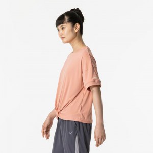 ミズノ MIZUNOストレッチスムースTシャツトレーニング ウィメンズ Ｔシャツ32MAB305