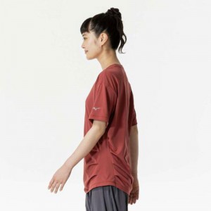 ミズノ MIZUNOストレッチスムースTシャツトレーニング ウィメンズ Ｔシャツ(32MAB870)