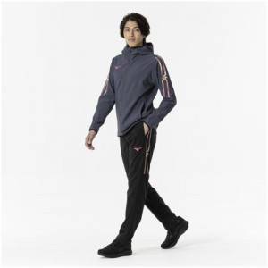 ミズノ MIZUNOストレッチ/防風 MCライン テックシールドパンツ ユニセックストレーニング ウィンドブレーカー ボトムス(32MDA653)