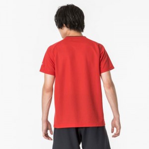 ミズノ MIZUNOドライエアロフロープラクティスシャツ(ラケットスポーツ)  テニス/ソフトテニス ウエア Ｔシャツ/ポロシャツ(62JAAZ14)