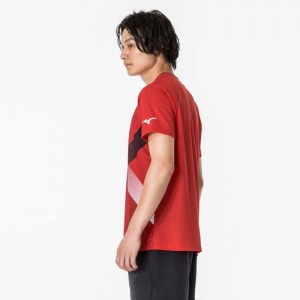 ミズノ MIZUNOドライエアロフロープラクティスシャツ(ラケットスポーツ)  テニス/ソフトテニス ウエア Ｔシャツ/ポロシャツ(62JAAZ14)