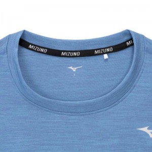 ミズノ MIZUNOクイックドライTシャツ (長袖/オーロラ)ランニング ウエア ランニングシャツ(J2MAA520)