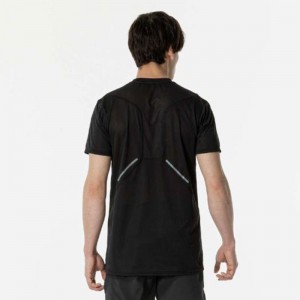 ミズノ MIZUNO汗処理/通気 ドライエアロフローTシャツ (オーロラ)ランニング ウエア ランニングシャツ(J2MAB004)