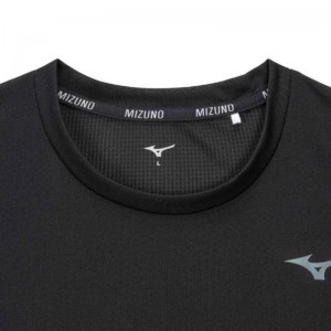 ミズノ MIZUNO汗処理/通気 ドライエアロフローTシャツ (オーロラ)ランニング ウエア ランニングシャツ(J2MAB004)