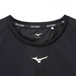 ミズノ MIZUNO汗処理/通気 ドライエアロフローTシャツ (オーロラ)ランニング ウエア ランニングシャツ(J2MAB204)