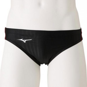 ミズノ MIZUNO競泳用Vパンツ(ジュニア) (96ブラック×レッド)スイム 競泳水着 STREAM ACE メンズ(N2MB0423)