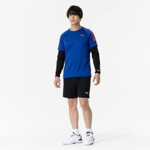 ミズノ MIZUNOBasicプラクティスシャツ (長袖/裏起毛素材 バレーボール) ユニセックスバレーボール ウエア 練習着(V2MAA531)