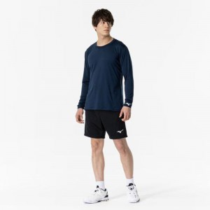 ミズノ MIZUNOBasicプラクティスシャツ (長袖/裏起毛素材 バレーボール) ユニセックスバレーボール ウエア 練習着(V2MAA531)