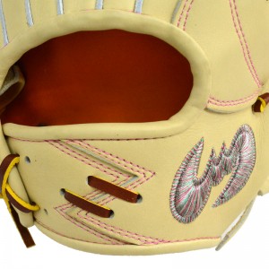 ジームス Zeems 限定 硬式グラブ 三方親 内野手用 コウモリ型ロゴ グラブ袋付 野球 硬式 グローブ グラブ 一般 24SS(SV-528CB-ｺｳﾓﾘ-SI)