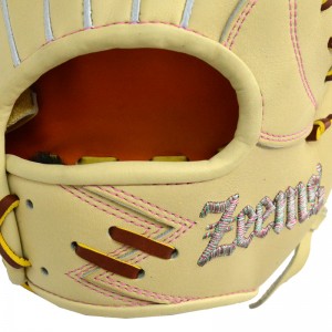 ジームス Zeems 限定 硬式グラブ 三方親 内野手用 Zeems型ロゴ グラブ袋付 野球 硬式 グローブ グラブ 一般 24SS(SV-528CB-ZEEMS-SI)