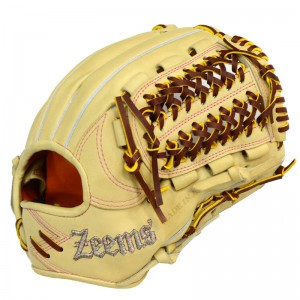 ジームス Zeems 限定 軟式グラブ 三方親 内野手用 Zeems型ロゴ 野球 軟式 グローブ グラブ 一般 24SS(SV-528DBN-ZEEMS-SI)
