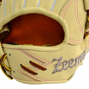 ジームス Zeems 限定 軟式グラブ 三方親 内野手用 Zeems型ロゴ 野球 軟式 グローブ グラブ 一般 24SS(SV-528DBN-ZEEMS-SI)