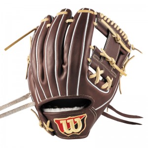 ウィルソン WILSON 硬式用 Wilson staff DUAL 限定 内野手用 HWY86H グラブ袋付 野球 硬式 グラブ グローブ 24AW(WBW102902)