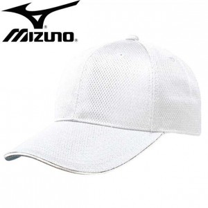 ミズノ MIZUNOオールメッシュ六方型野球 帽子 14SS(12JW4B0301)
