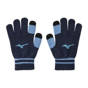 ミズノ MIZUNO ニット手袋(タッチパネル対応) ジュニア スポーツ アクセサリー 手袋 24AW (12JYBA51)