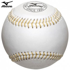 ミズノ MIZUNO硬式用 ケブラー縫イ糸練習球ミズノ476 マシン用 (1球)野球 ボール 硬式用 練習球(1BJBH47600バラ)