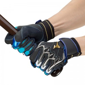 ミズノ MIZUNO ミズノプロ シリコンパワーアークLI W-Leather(両手用) (ユニセックス) 野球 限定 手袋 バッティンググローブ バッテ 22AW (1EJEA501)