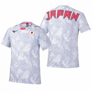 ミズノ MIZUNO応援Tシャツ (ジュニア)JAPAN トレーニングウェア Tシャツ21SS (32MA0505)
