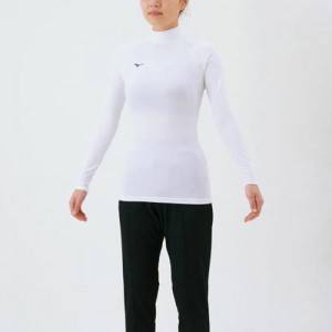 ミズノ MIZUNO バイオギアシャツ(ハイネック長袖) レディース トレーニングウェア バイオギア (32MA1350)
