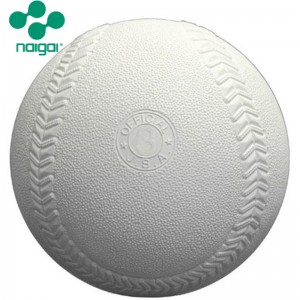 ナイガイ NAIGAI 練習球 ソフトボール 3号球 バラ1球ソフト ボール 内外ゴム 22SS(536202)