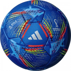アディダス adidas アル・リフラ フットサル4号球  青色 2022 FIFAワールドカップカタール大会 公式試合球フットサル4号球 レプリカ別色モデル フットサルボール 4号球  22SS(AFF451B)
