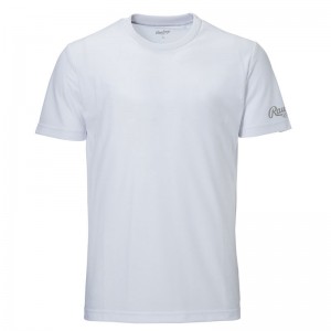 ローリングス RawlingsベースボールTシャツベースボールシャツ ホワイト 継続AST13S13