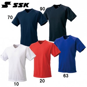 エスエスケイ SSKVネックTシャツウェア野球用品(BT2260)