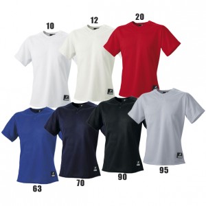 エスエスケイ SSK2ボタンプレゲームシャツ(無地)Tシャツ野球用品(BW1660)