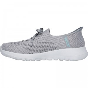 SKECHERS(スケッチャーズ)GO WALK JOY-ABBYカジュアル シューズ(124649w-gry)