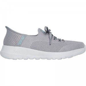 SKECHERS(スケッチャーズ)GO WALK JOY-ABBYカジュアル シューズ(124649w-gry)