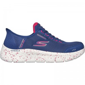 skechers(スケッチャーズ)43 GO WALK FLEX-CLEARカジュアルシューズ(124846w-nvpk)