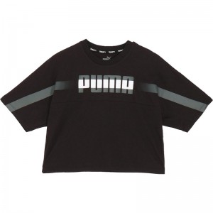 PUMA(プーマ)TRN EDGE クロップ SS TシャツマルチアスレウェアＴシャツ525206