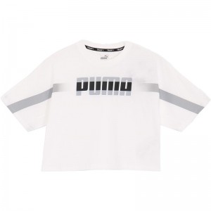 PUMA(プーマ)TRN EDGE クロップ SS TシャツマルチアスレウェアＴシャツ525206