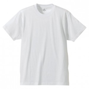 ユナイテッドアスレ UnitedAthle4.0オンスTシャツ ホワイトカジュアル 半袖Tシャツ(580601W-1)