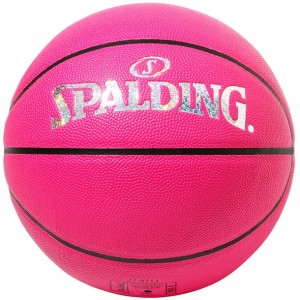 スポルディング SPALDINGイノセンス ピンクホログラム SZ6バスケット競技ボール6号(77071j)